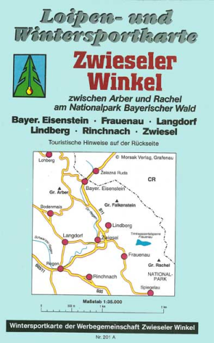 Loipen und Wintersportkarte Zwieseler Winkel