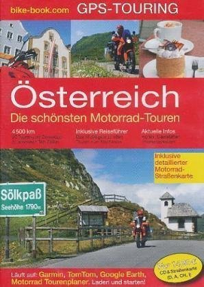 Die schönsten Motorrad-Touren Österreich CD + Straßenkarte